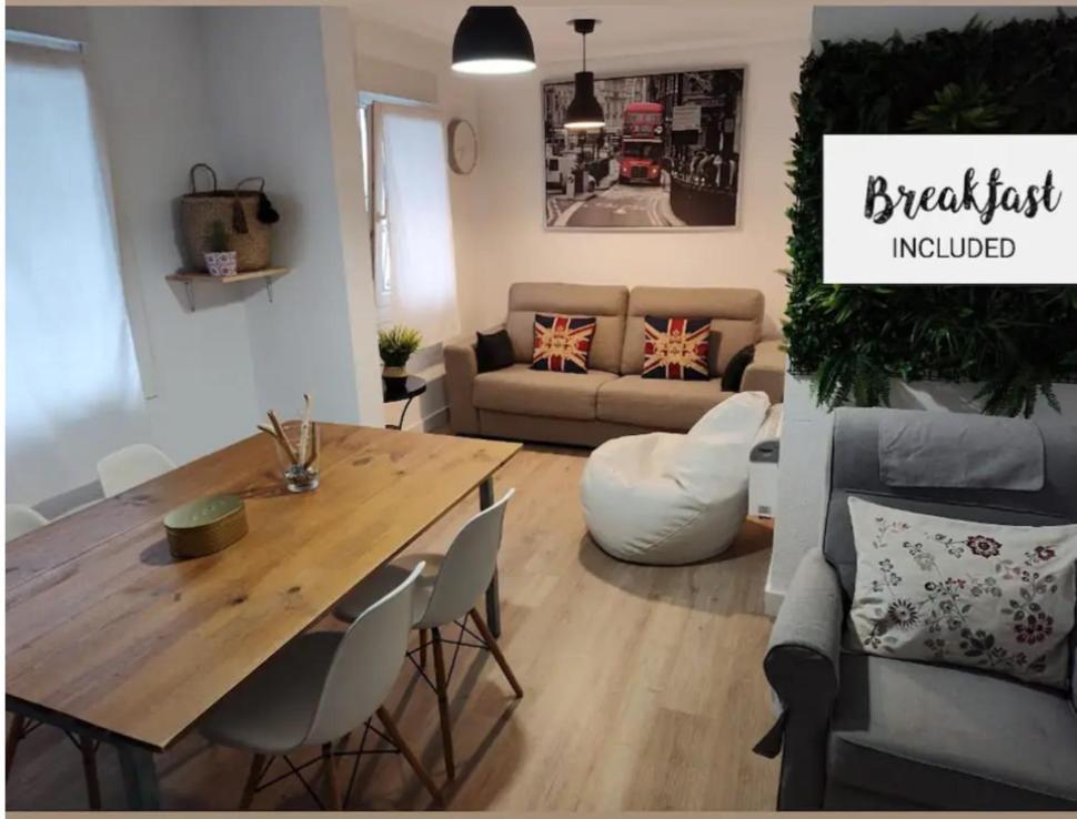 Apartamento Entero Con Desayuno Incluido Y Parking Gratuito, A 3 Km De Playa Con Aire Acondicionado Muskiz Exterior foto